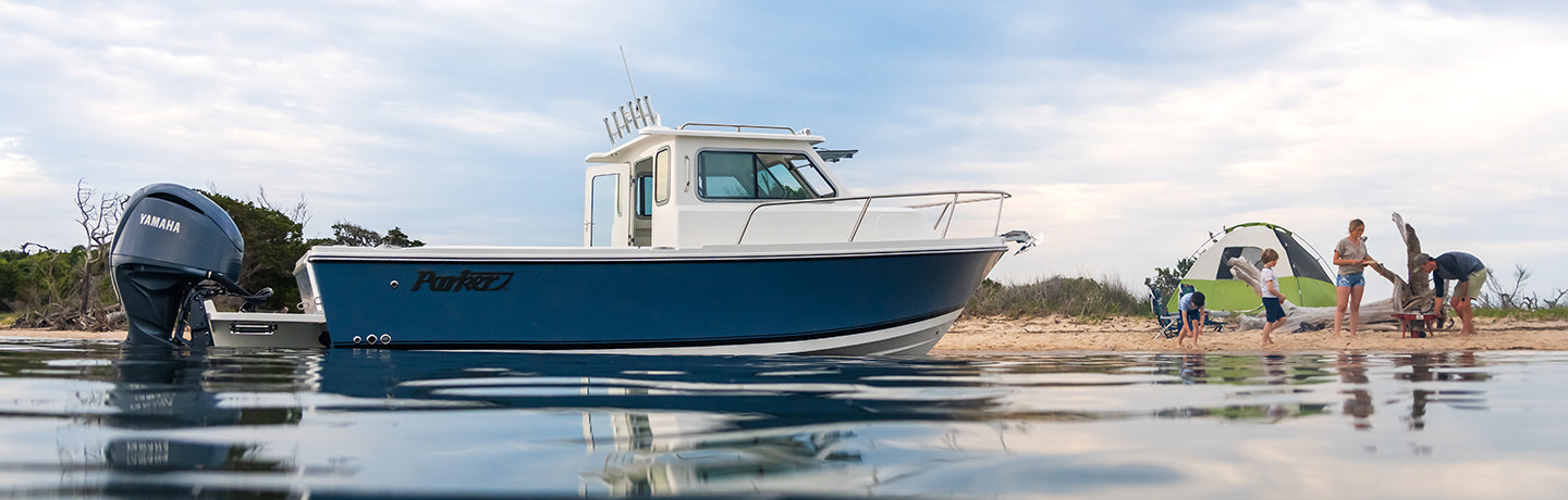 Boat running on the water