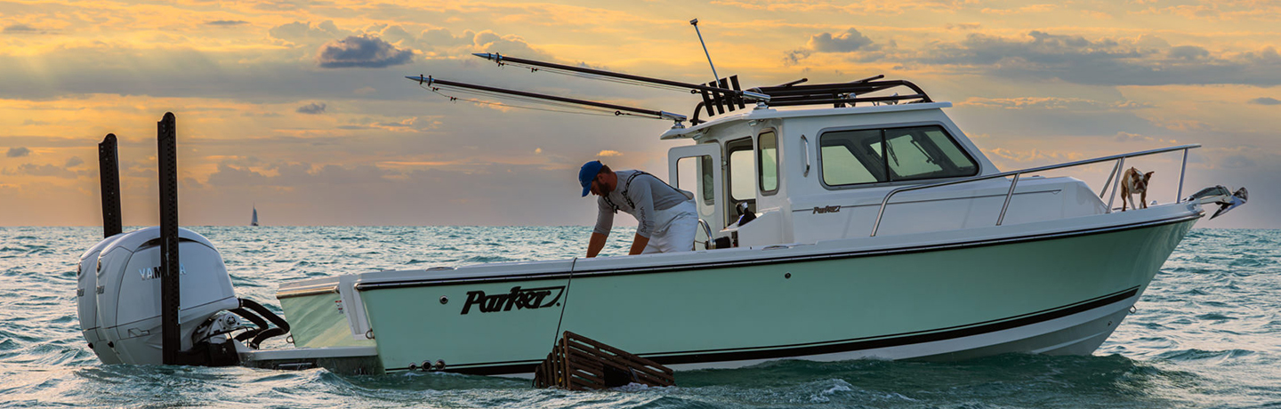 Boat running on the water
